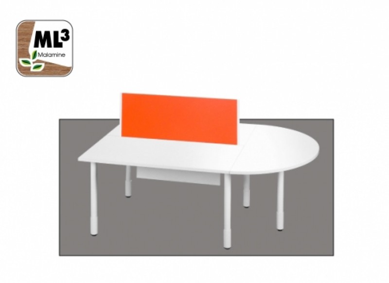 โต๊ะทำงาน 2 ที่นั่ง รุ่น CORON SET 1 โต๊ะทำงานแบบหลายที่นั่ง เฟอร์นิเจอร์สำนักงาน THE BESTWAY