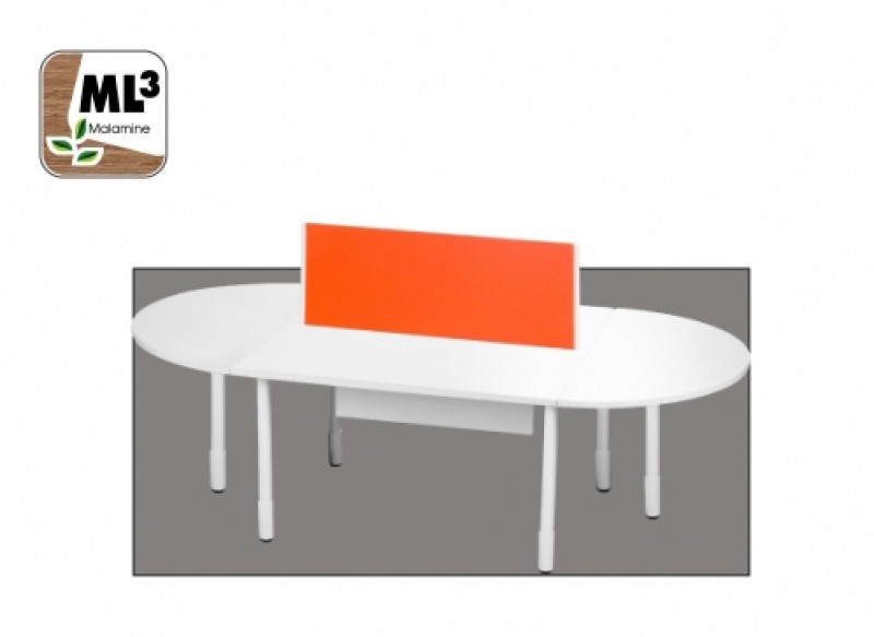 ชุดโต๊ะทำงานโค้ง 2 ที่นั่ง CORON SET 2 โต๊ะทำงานแบบหลายที่นั่ง เฟอร์นิเจอร์สำนักงาน THE BESTWAY