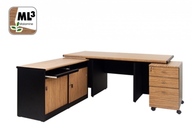 ชุดโต๊ะทำงาน รุ่น EXCUTIVE 180 SET โต๊ะทำงาน เฟอร์นิเจอร์สำนักงาน THE BESTWAY