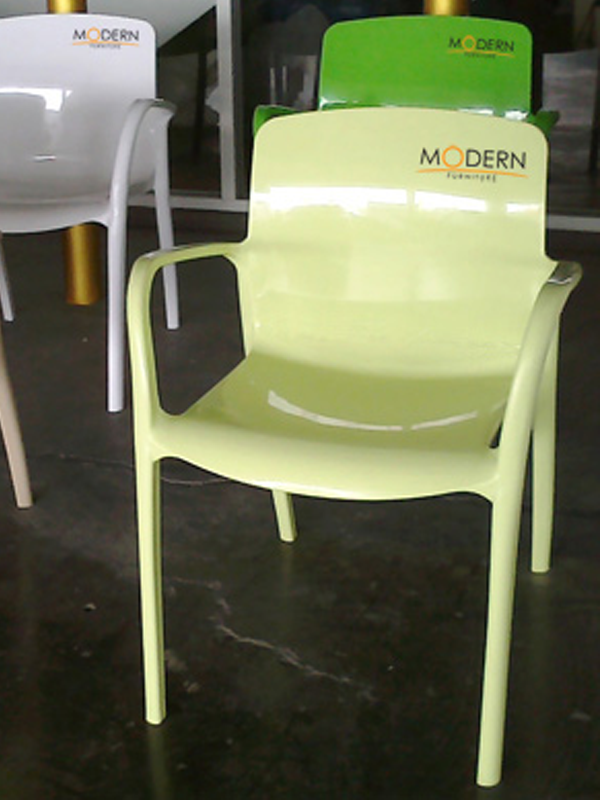 เก้าอี้พลาสติก รุ่น ลิลลี่ เก้าอี้มีที่วางแขน เก้าอี้พลาสติก THE BESTWAY