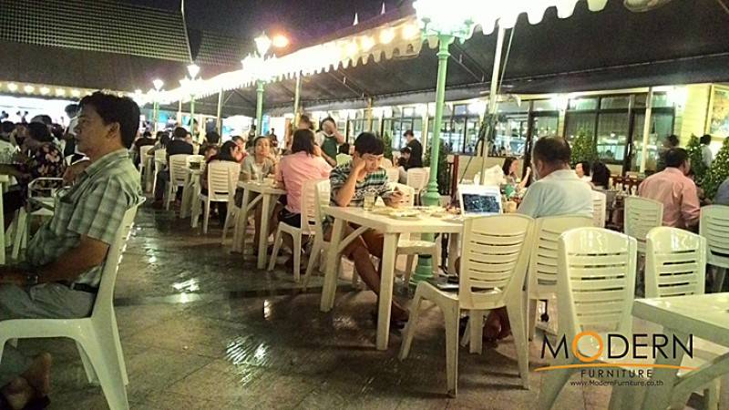 โต๊ะเหลี่ยม T9 โต๊ะหน้าพลาสติก โต๊ะเหลี่ยม THE BESTWAY