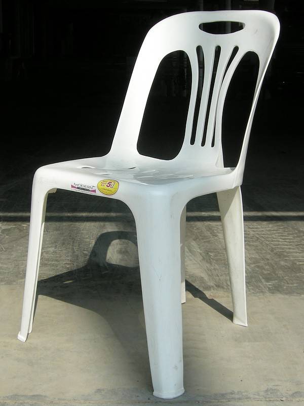 เก้าอี้พลาสติก  เก้าอี้ทอง เกรด A 1.8 kg เก้าอี้มีพนักพิง เก้าอี้พลาสติก THE BESTWAY