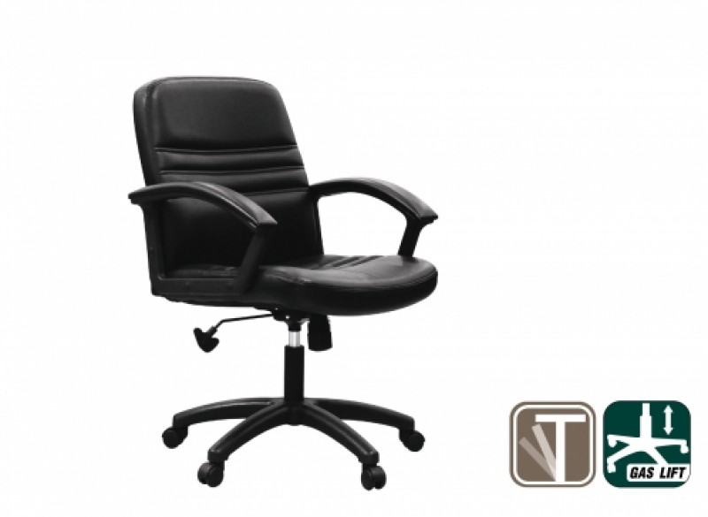 เก้าอี้สำนักงาน รุ่น PK 01 /A (บุหนังเทียมทั้งตัว) เก้าอี้สำนักงาน MONO (โมโน) เฟอร์นิเจอร์สำนักงาน THE BESTWAY