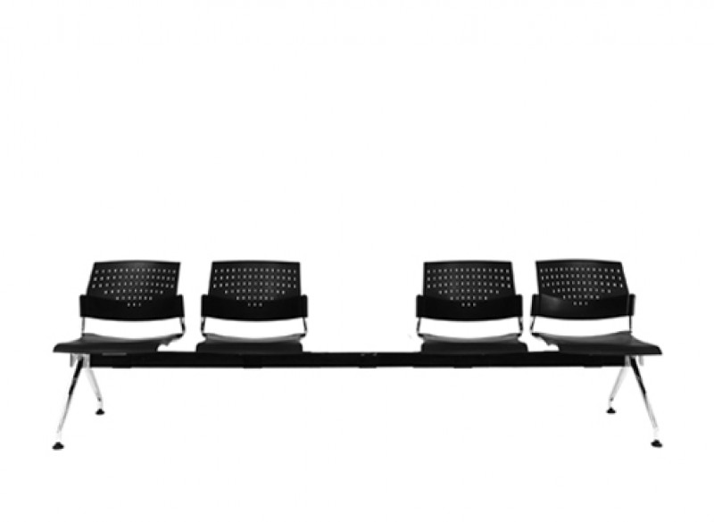 เก้าอี้พักคอย 4 ที่นั่ง รุ่น GD 04/HT เก้าอี้แถว เก้าอี้เหล็ก THE BESTWAY