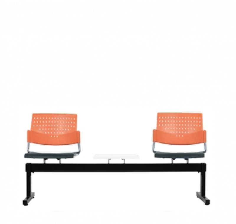 เก้าอี้พักคอย 2 ที่นั่ง รุ่น GDM 02/HT เก้าอี้แถว เก้าอี้เหล็ก THE BESTWAY