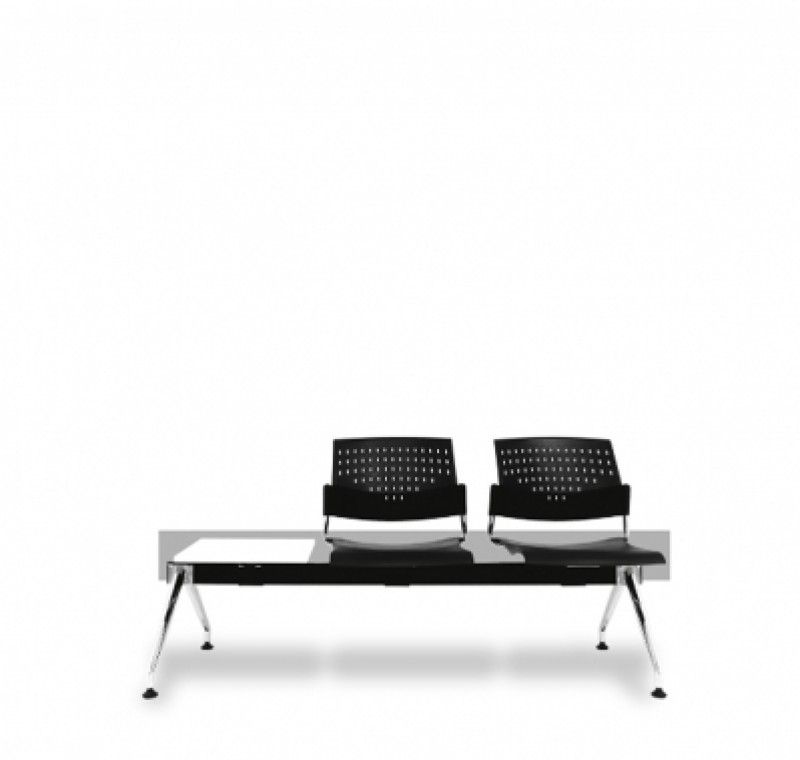 เก้าอี้พักคอย 2 ที่นั่ง รุ่น GD 02/RT เก้าอี้แถว เก้าอี้เหล็ก THE BESTWAY