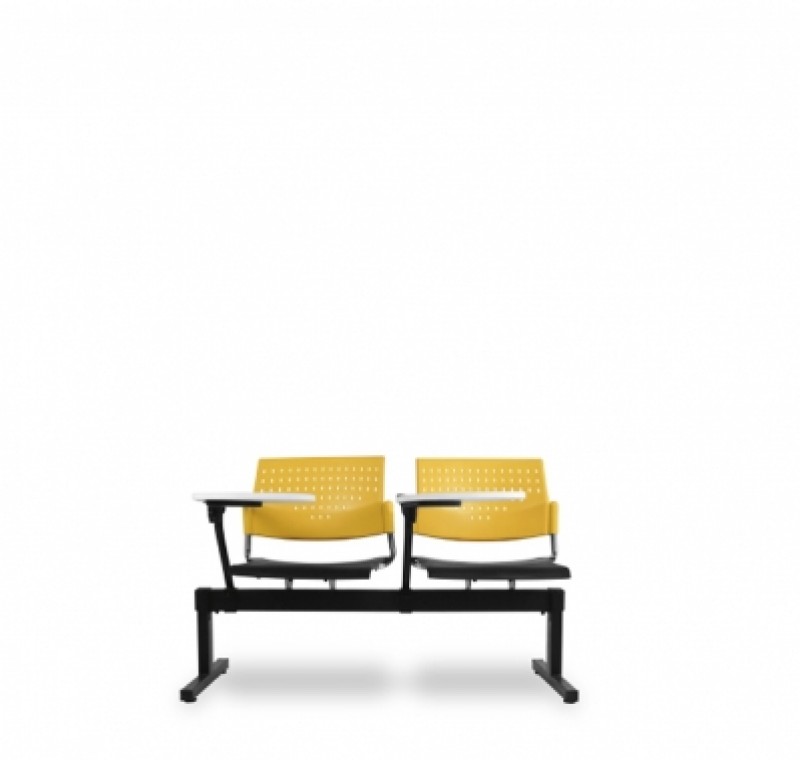 เก้าอี้เลคเชอร์ 2 ที่นั่ง รุ่น GDM 02/L เก้าอี้แถว เก้าอี้เหล็ก THE BESTWAY