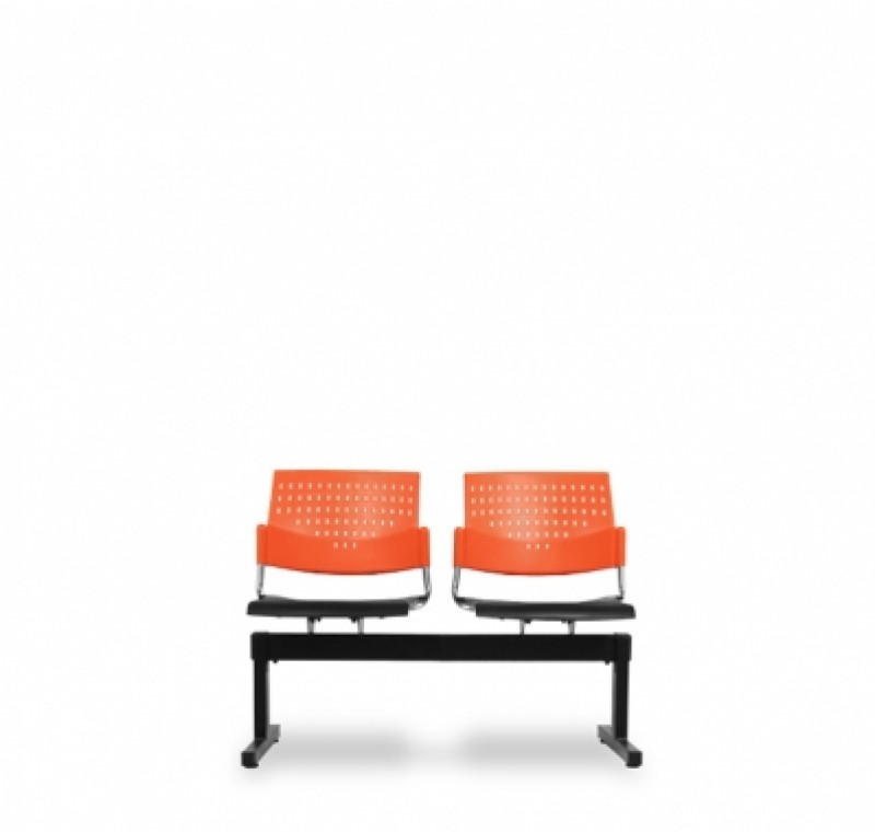 เก้าอี้พักคอย 2 ที่นั่ง รุ่น GDM 02 เก้าอี้แถว เก้าอี้เหล็ก THE BESTWAY