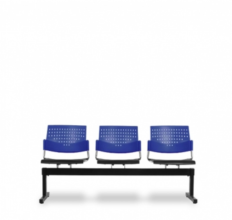 เก้าอี้พักคอย 3 ที่นั่ง รุ่น GDM 03 เก้าอี้แถว เก้าอี้เหล็ก THE BESTWAY