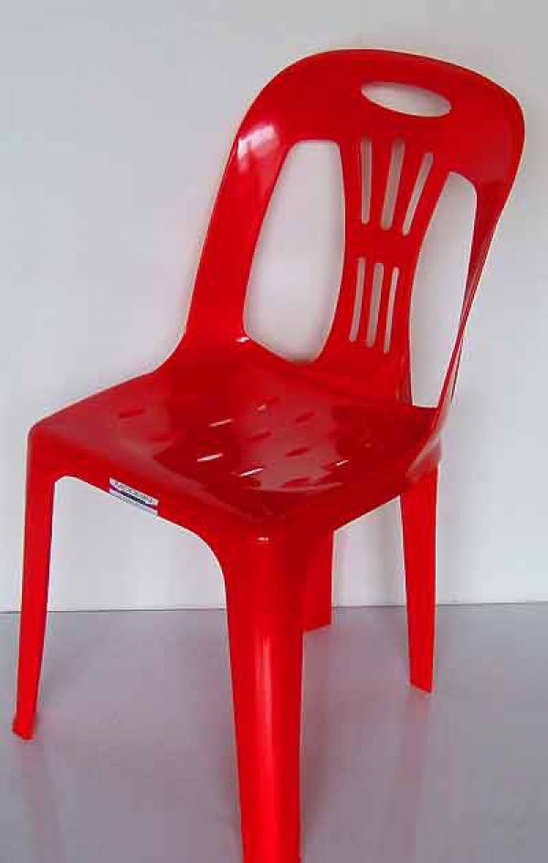 เก้าอี้พลาสติก รุ่น เพชร เก้าอี้มีพนักพิง เก้าอี้พลาสติก THE BESTWAY