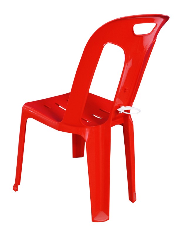 เก้าอี้พลาสติก รุ่น ชีค มีที่วางแก้ว 2.1kg เก้าอี้มีพนักพิง เก้าอี้พลาสติก THE BESTWAY