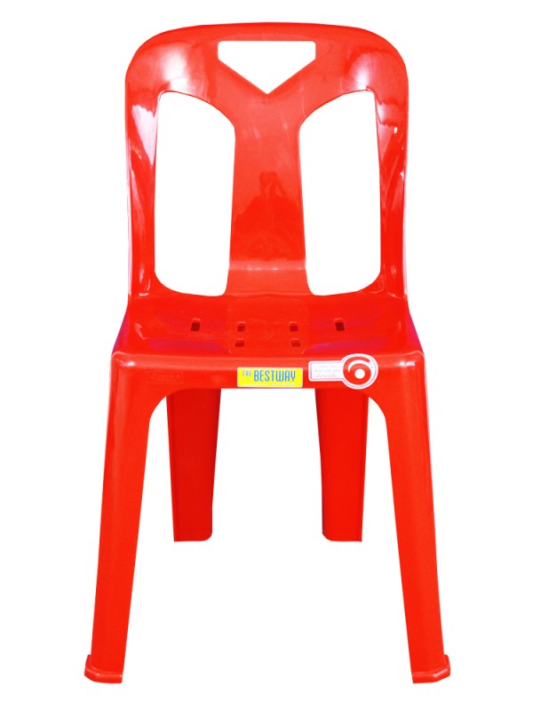เก้าอี้พลาสติก THE BESTWAY  เกรด A 2.2 kg เก้าอี้มีพนักพิง เก้าอี้พลาสติก THE BESTWAY