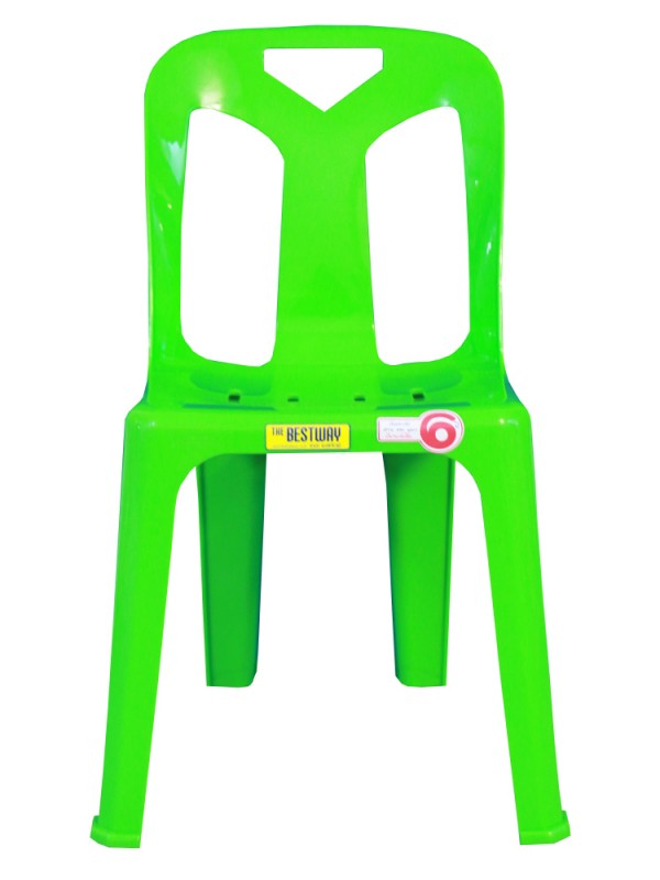 เก้าอี้พลาสติก THE BESTWAY  เกรด A 2.2 kg เก้าอี้มีพนักพิง เก้าอี้พลาสติก THE BESTWAY