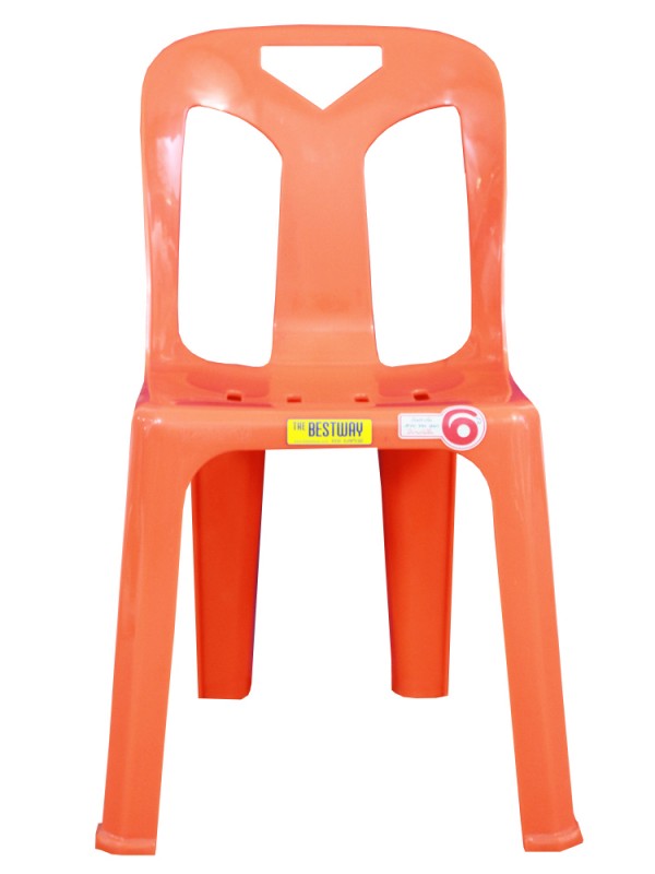 เก้าอี้พลาสติก THE BESTWAY  เกรด A 2.2 kg เก้าอี้มีพนักพิง เก้าอี้พลาสติก THE BESTWAY
