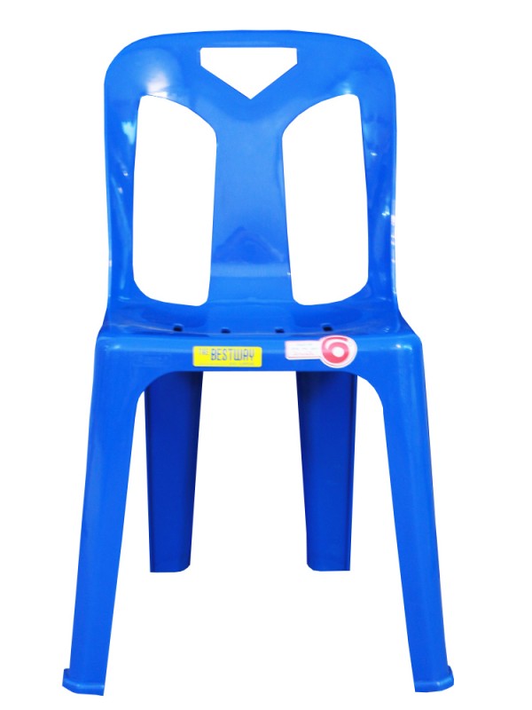 เก้าอี้พลาสติก THE BESTWAY  เกรด A 2.2 kg เก้าอี้มีพนักพิง เก้าอี้พลาสติก THE BESTWAY