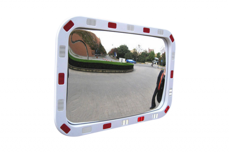 กระจกโค้งอะคริลิค แบบสี่เหลี่ยม กระจกโค้ง อุปกรณ์จราจร THE BESTWAY