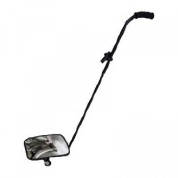 กล่องส่องใต้ท้องรถ ทรงเหลี่ยม พร้อมไฟฉาย ล้อเลื่อน กระจกส่องใต้ท้องรถ อุปกรณ์จราจร THE BESTWAY