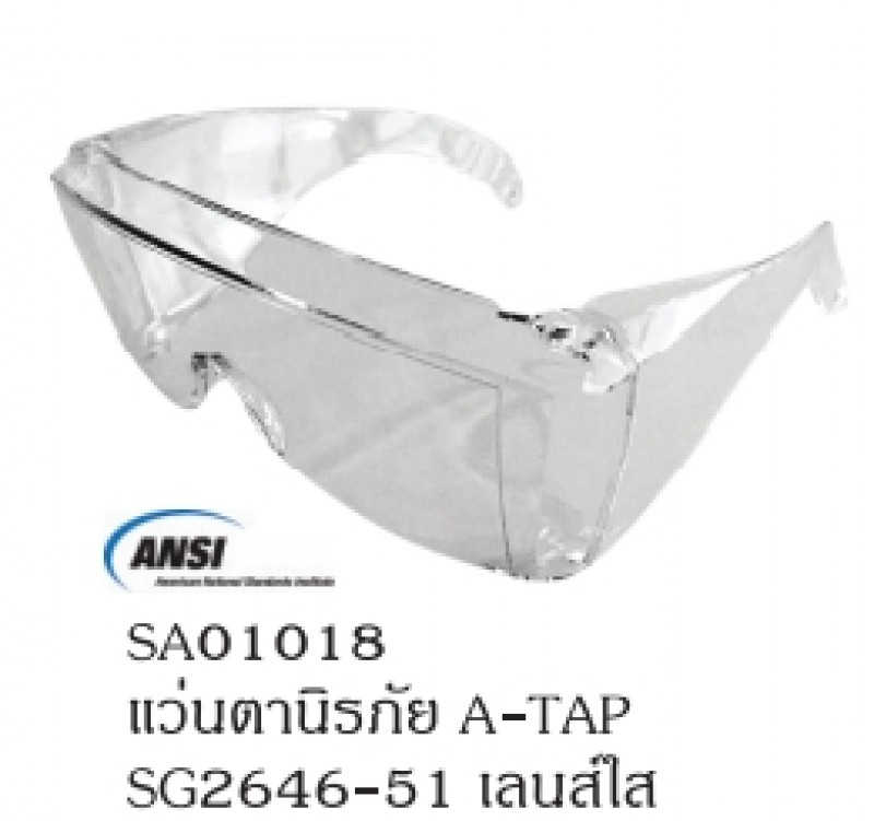 แว่นตานิรภัย อุปกรณ์กระบังหน้า อุปกรณ์เซฟตี้ THE BESTWAY