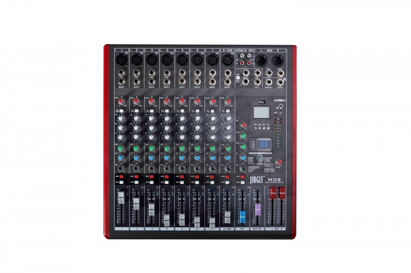 มิกเซอร์ JINGLE MD8 (Sound Mixer) อุปกรณ์เครื่องเสียงอื่นๆ ชุดเครื่องเสียง THE BESTWAY