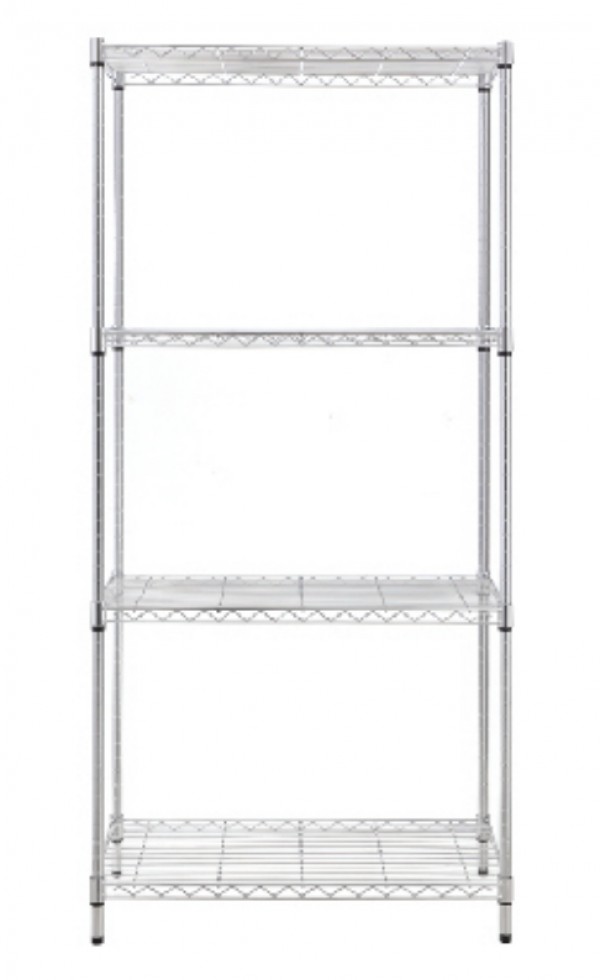 ชั้นวางของ 4 ชั้น ขนาด 75x35x150 cm  รับน้ำหนัก 300 กิโลกรัม ชั้นวางของเหล็ก ชั้นวางของ THE BESTWAY