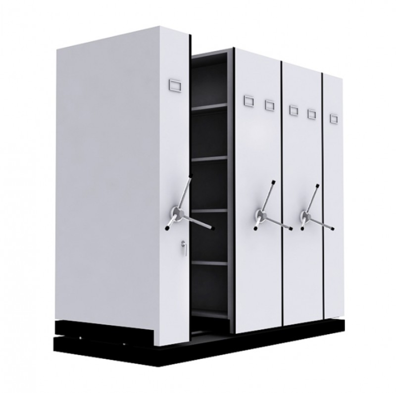 ตู้รางเลื่อน แบบมือพลัก รุ่น  CPR-6 ตู้เอกสารรางเลื่อน เฟอร์นิเจอร์สำนักงาน THE BESTWAY