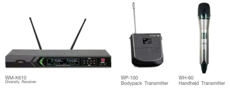 WIRELESS MICROPHONE RAZR WM-K610 ไมค์ลอย ชุดห้องประชุม THE BESTWAY WIRELESS MICROPHONE RAZR WM-K610 ไมค์ลอย ชุดห้องประชุม THE BESTWAY
