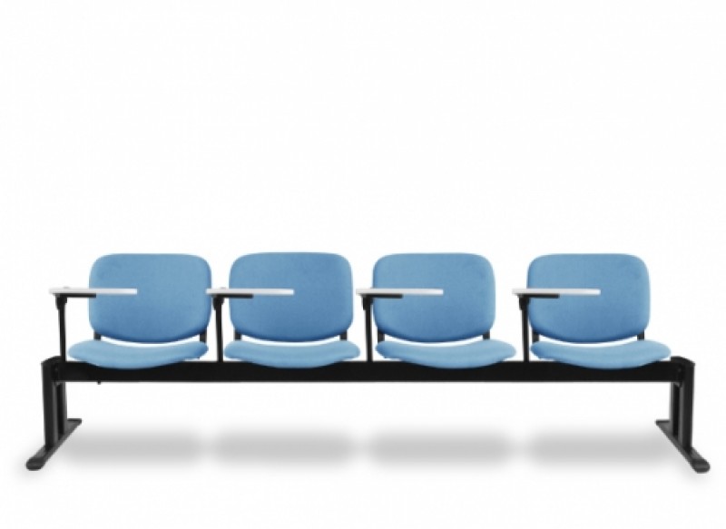 เก้าอี้พักคอยเลคเชอร์ รุ่น PM 4 /L (บุผ้าฝ้ายทั้งตัว) เก้าอี้แลคเชอร์ เก้าอี้เหล็ก THE BESTWAY