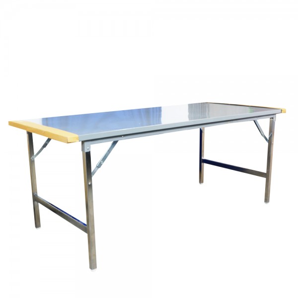 โต๊ะพับอเนกประสงค์ หน้าเหล็ก โต๊ะหน้าเหล็ก โต๊ะเหลี่ยม THE BESTWAY