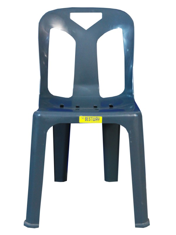 เก้าอี้พลาสติก THE BESTWAY เกรด B 2.3kg เก้าอี้มีพนักพิง เก้าอี้พลาสติก THE BESTWAY